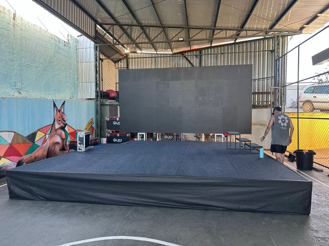 Palco praticável de alumino - Foto 2