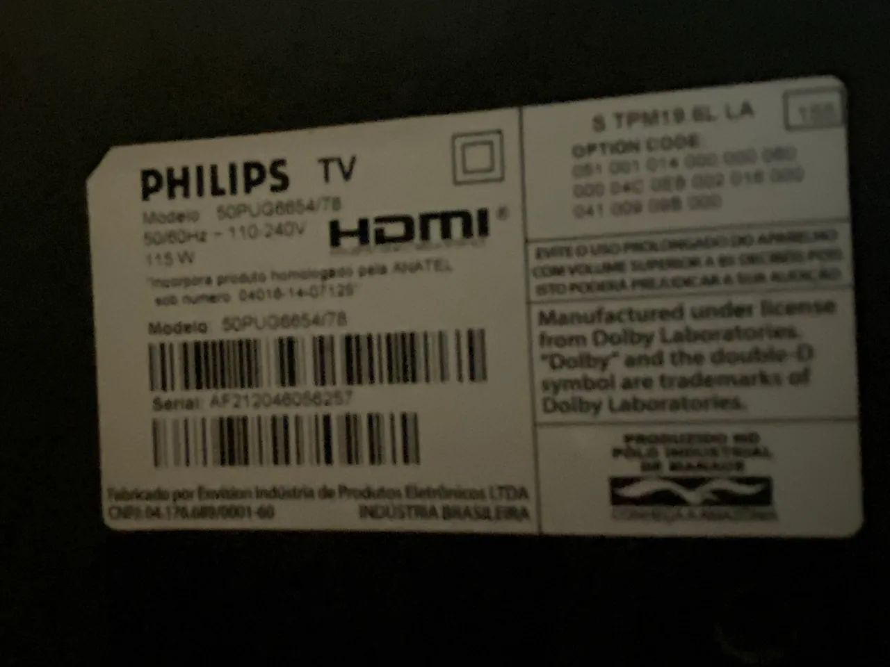 Tv 55 polegadas- Defeito - Foto 2