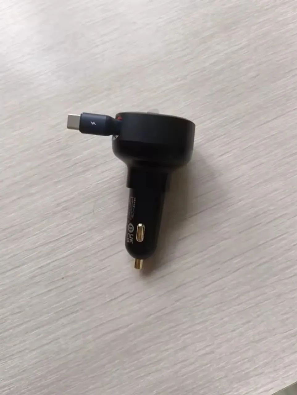 Carregador de Carro Retrátil Baseus USB-C 60W - Foto 3