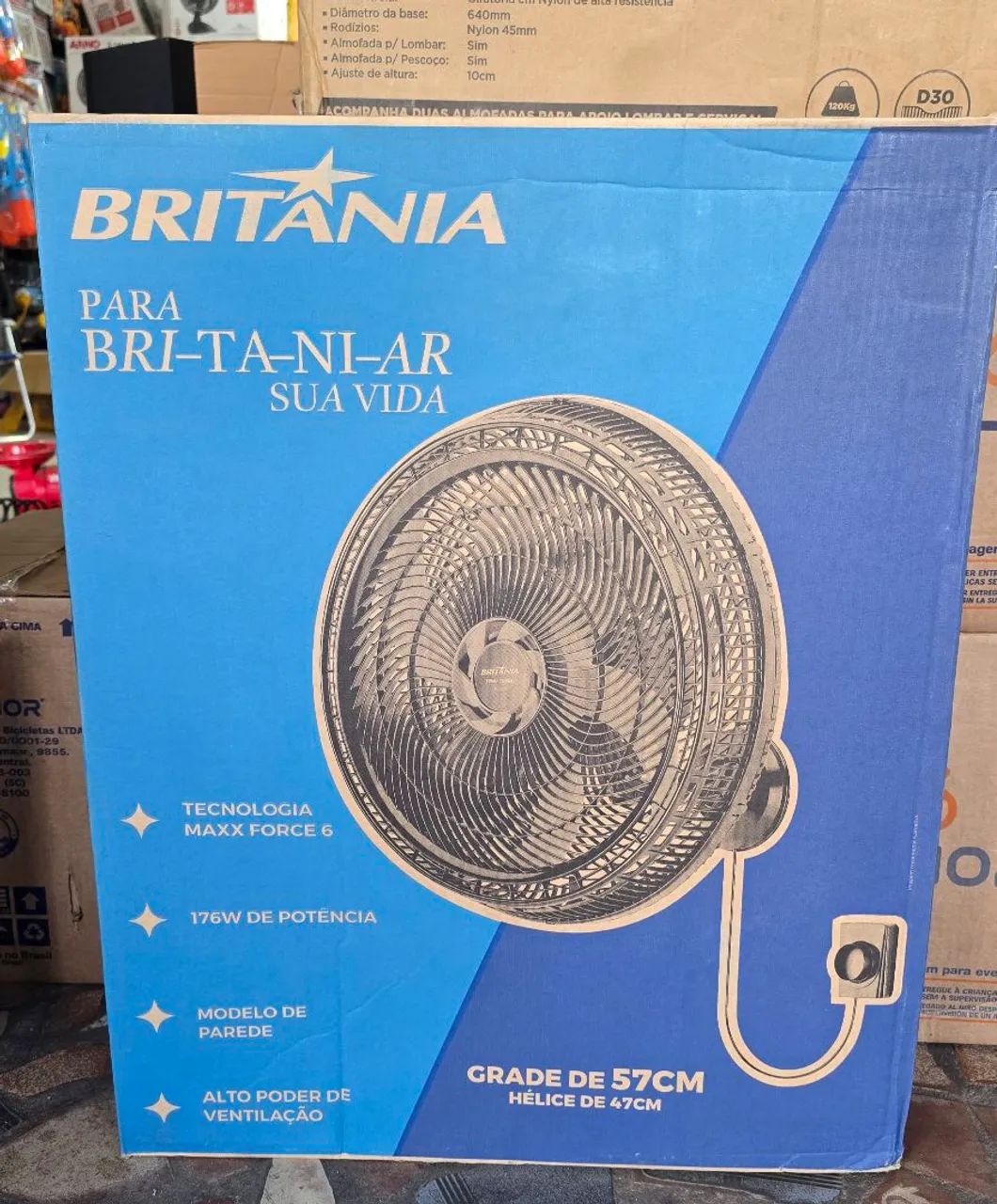 Ventilador Britânia Parede 57cm - Foto 2