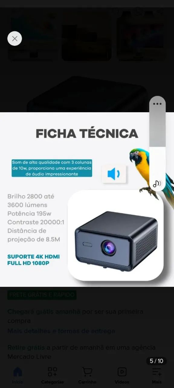 Projetor q12w pro - Foto 3