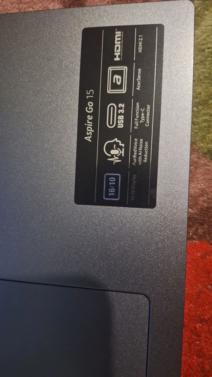 Notebook Acer Aspire Go 15 - Estado de Novo