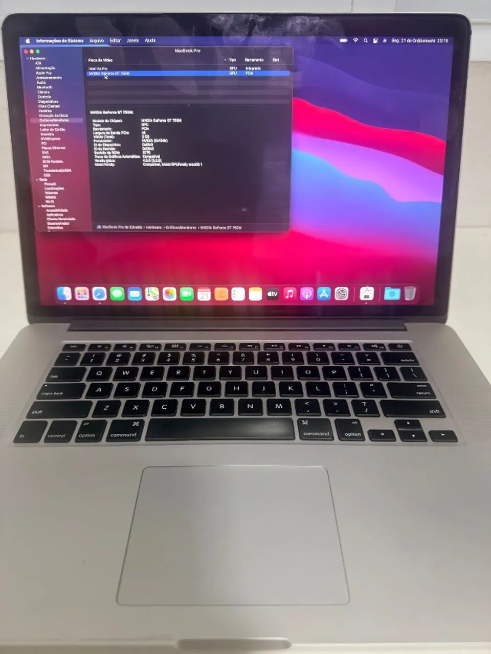MacBook Pro Retina 15? Top de Linha | i7 | 16GB RAM | SSD 512GB | GeForce GT 750M - Foto 4