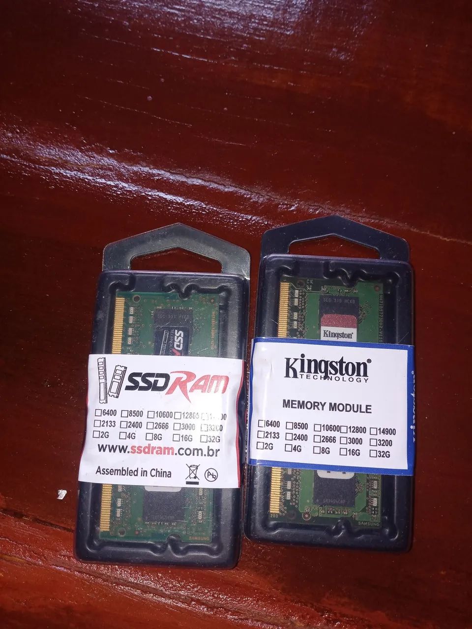 Kit 8GB RAM DDR3 1600MHz Notebook (2x4GB) Kingston + SSDRAM