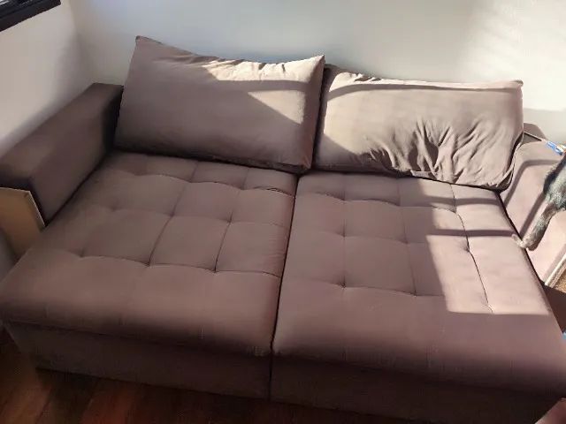 Sofá - cama retrátil e reclinável