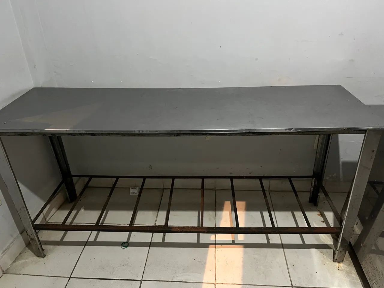 Bancada de Inox com Tampo Liso 