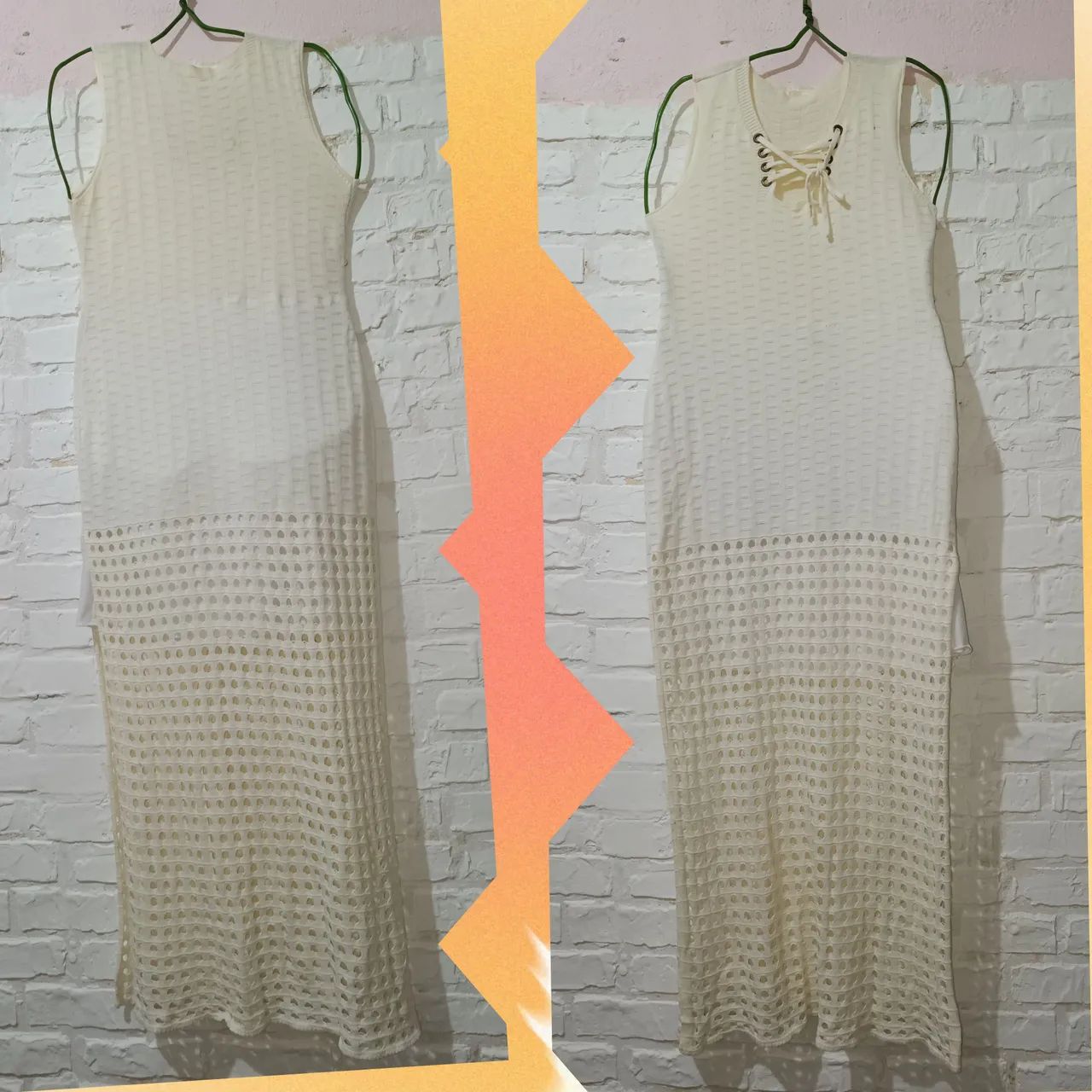 Vestido Longo de Tricô Feminino M 