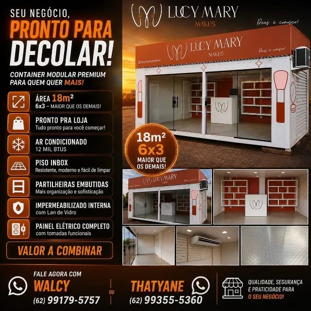Vendo Container pronto para morar ou abrir seu negocio. - Foto 3