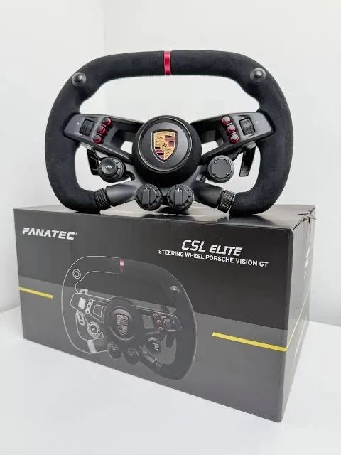 Volante Fanatec CSL Porsche Vision GT - NOVO LACRADO - Peças e