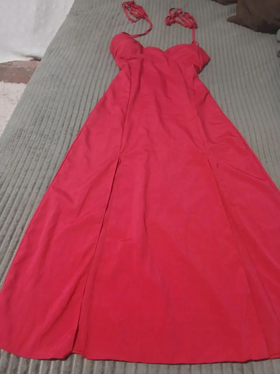 Vestido vermelho longo ?