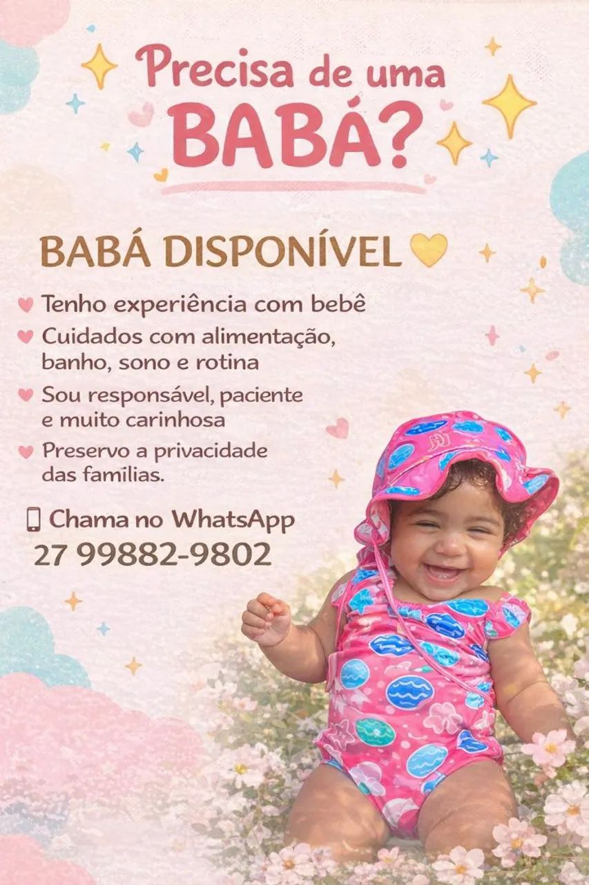 Babá experiente 