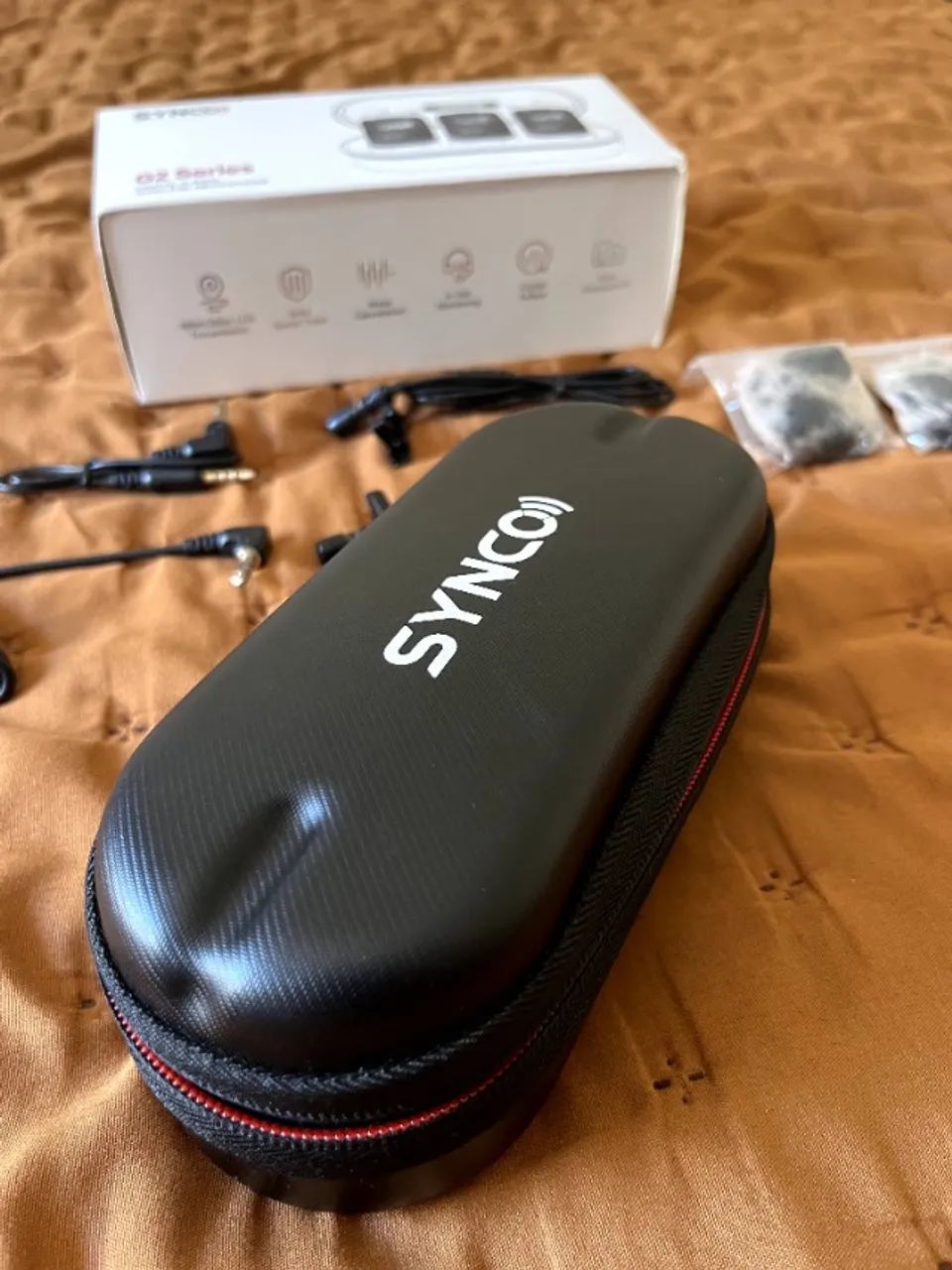 MICROFONE DUPLO WIRELESS SYNCO G2A2 PRO - Foto 2