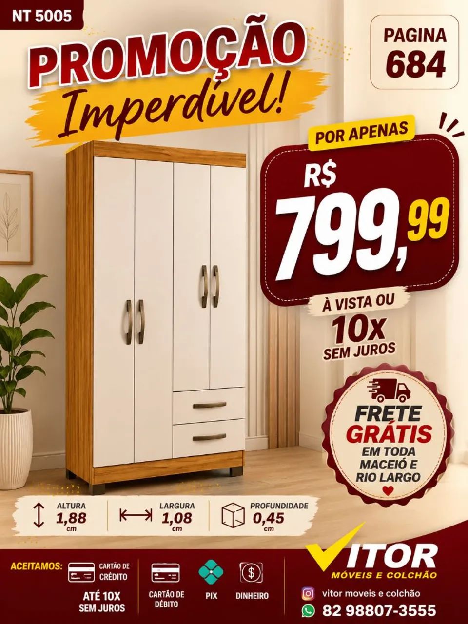 OFERTAS DE GUARDA ROUPA SOLTEIRO  - Foto 3