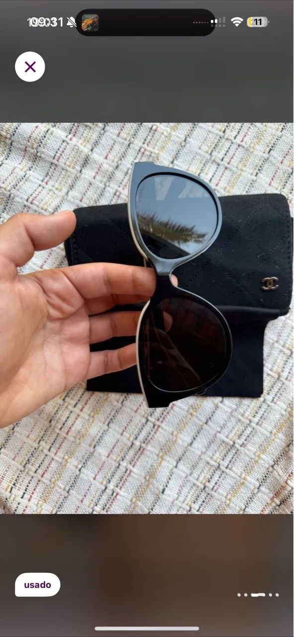 óculos chanel original - luxo impecável - Foto 3