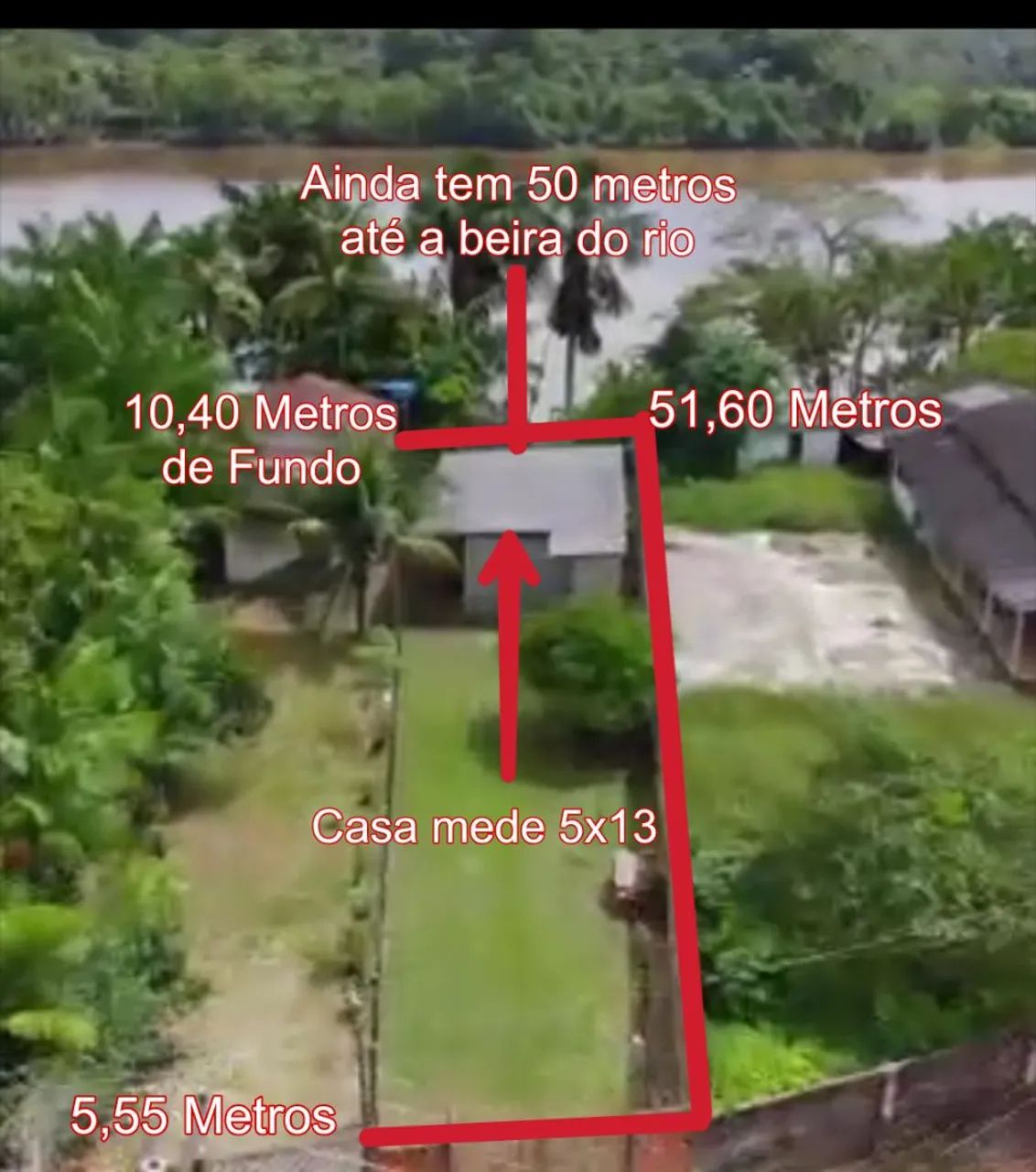 Vendo casa na beira do rio matapi