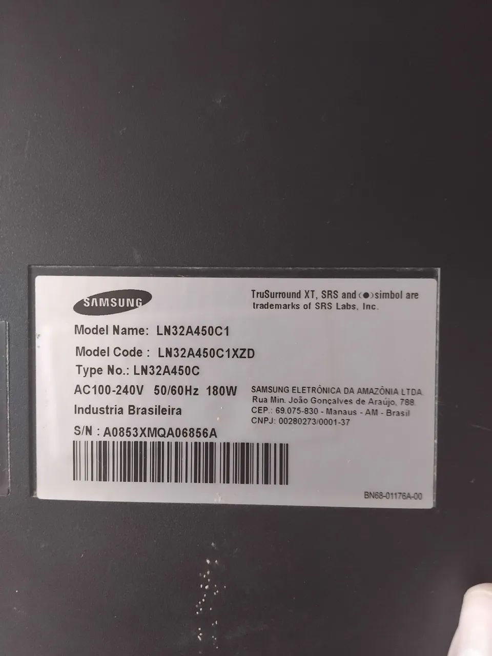 Samsung TV Full HD LCD 32 polegadas usada - Foto 5