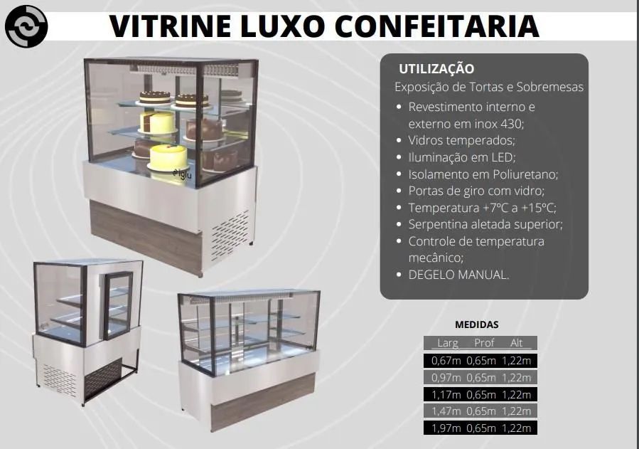 Vitrine luxo confeitaria  - Foto 4