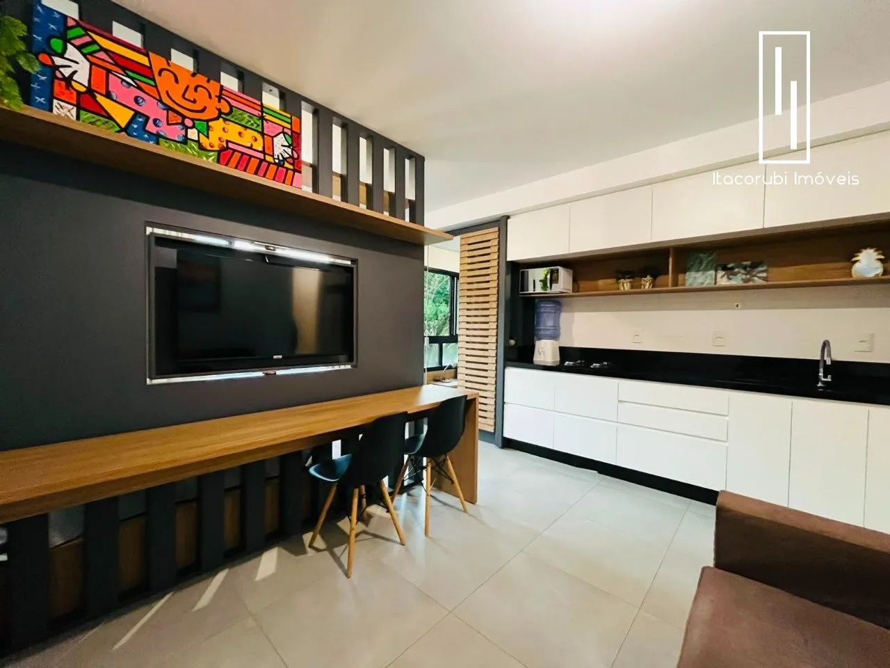 STUDIO MOBILIADO COM GARAGEM - TRINDADE - Foto 4