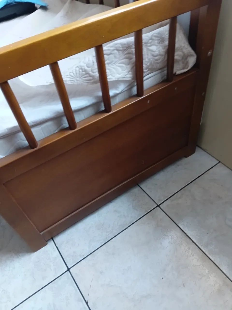 Cama de solteiro madeira maciça  - Foto 5