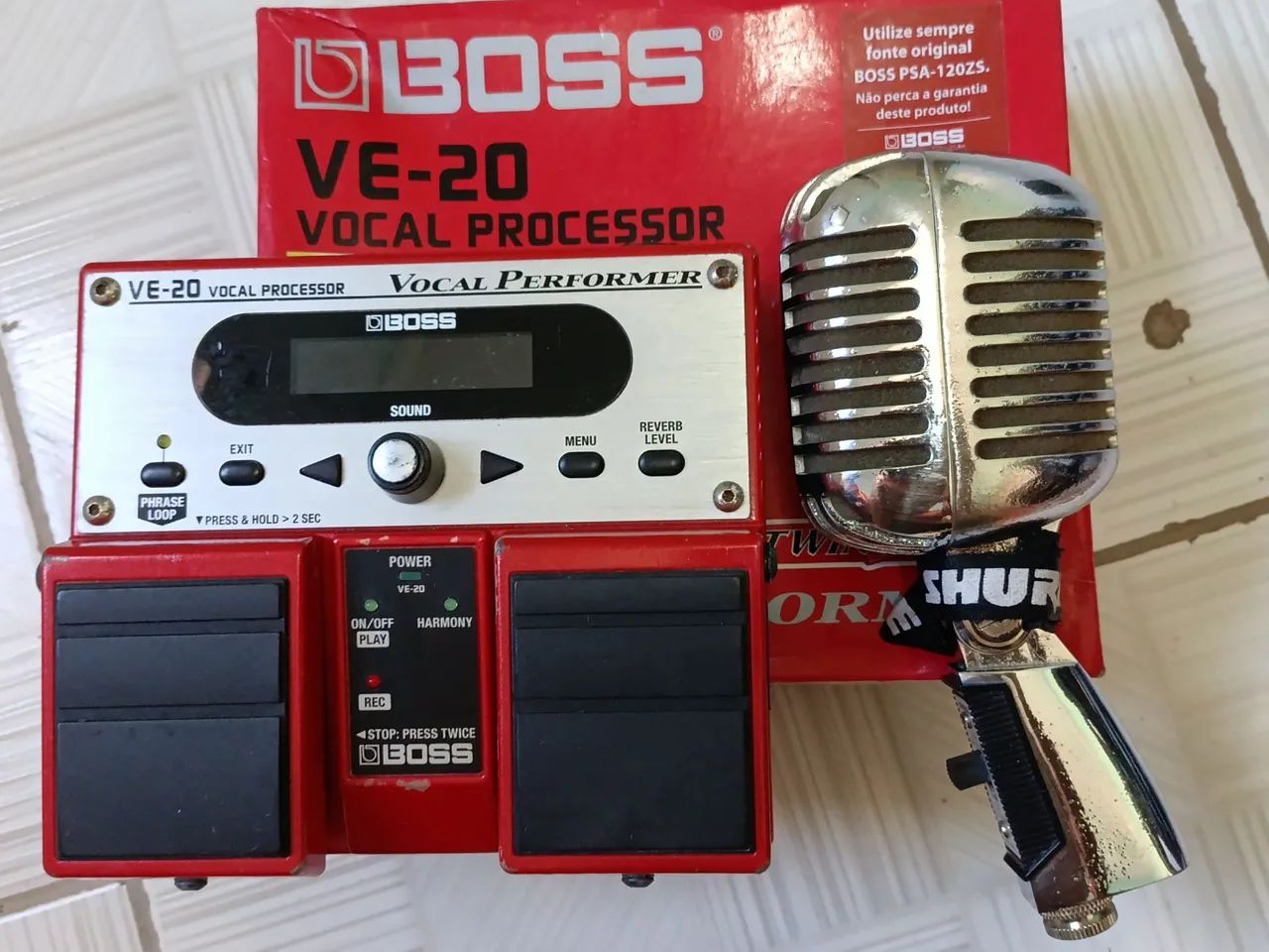 Processador Vocal + Mic Clássico 
