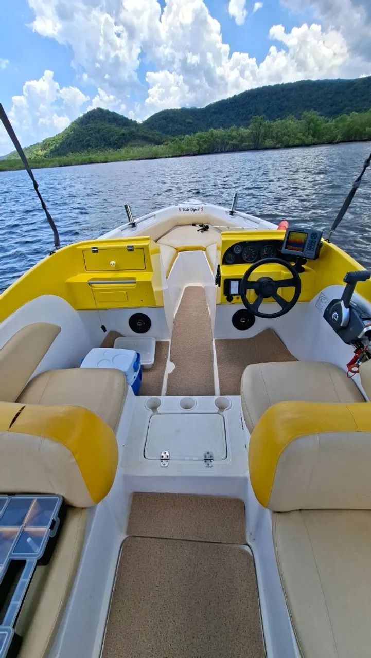 Lancha 19 pés, motor 90 HP Envirud - em perfeito estado e conservação, motor com 370 hs - Foto 7