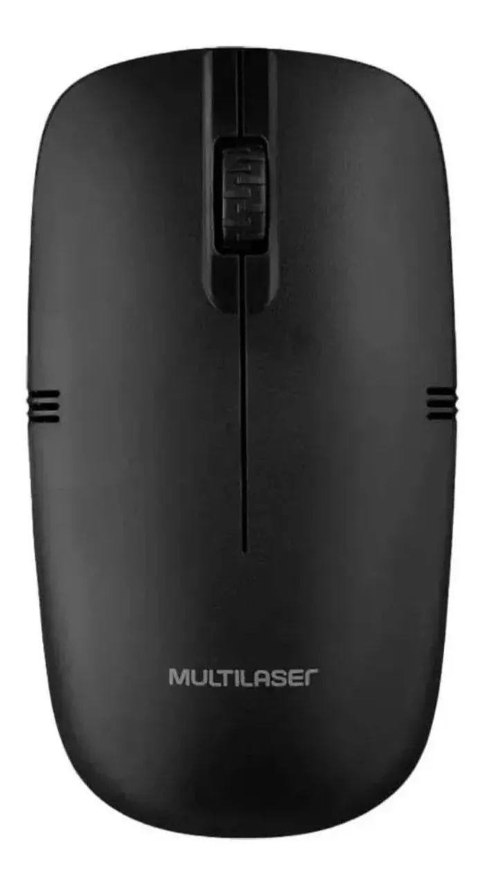 Mouse Sem Fio Lite Mo285 2.4ghz Usb 200dpi Multilaser Cor Preto - Foto 2