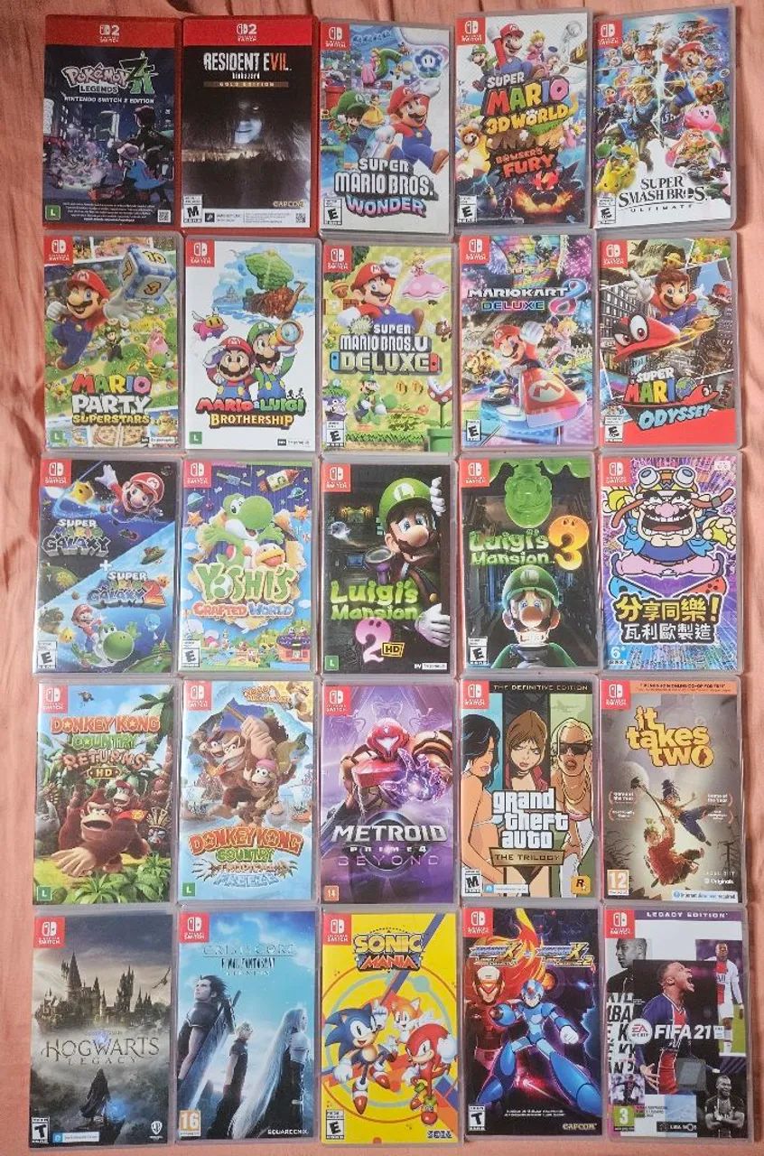 Jogos Nintendo switch 