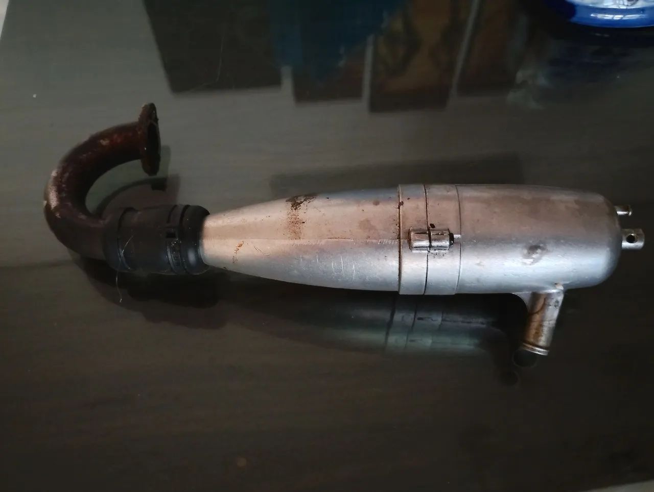 Pipa kyosho inferno gt2 inferno St escapamento automodelo nitro - Foto 3