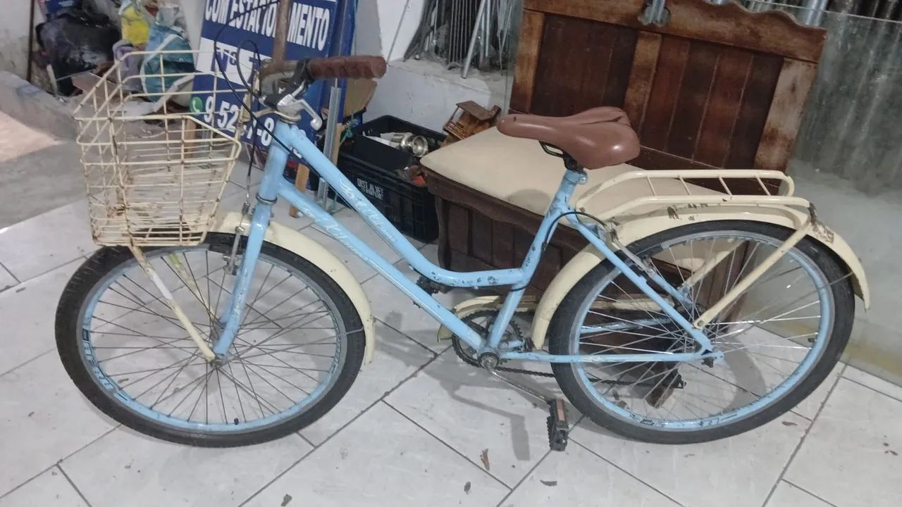 Bicicleta passeio vintage aro 26