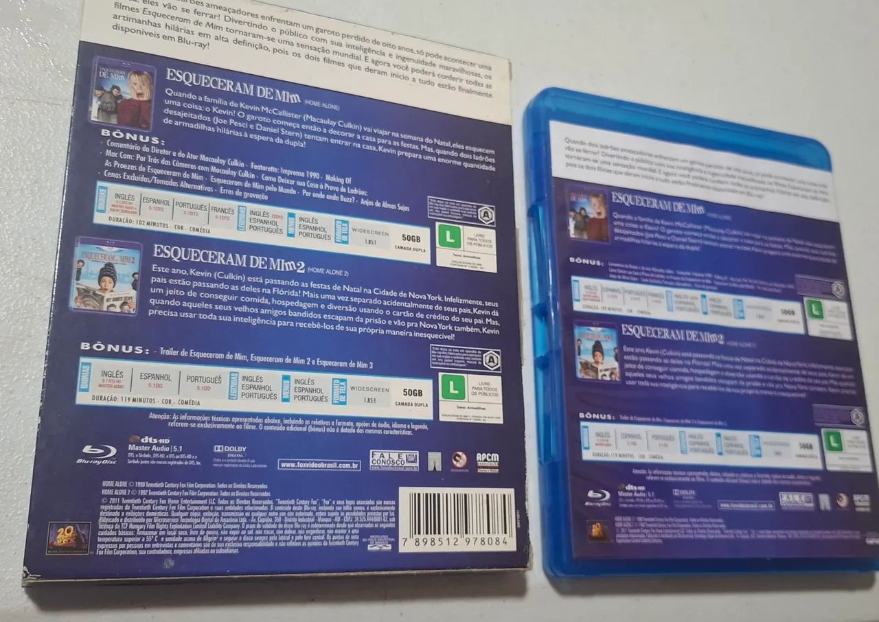 Esqueceram de mim 1 e 2 Bluray  - Foto 2