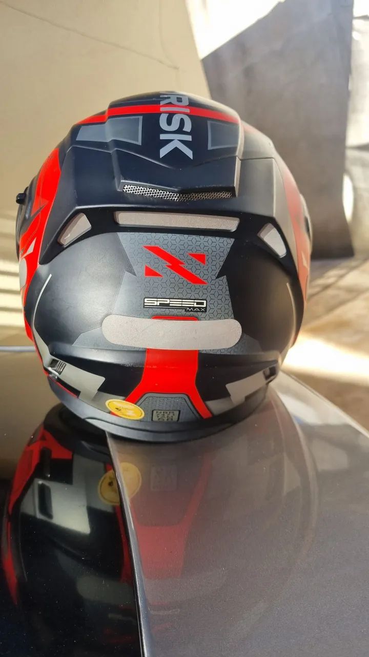 Capacete Norisk articulado n58 robocop escamoteavel - Foto 2