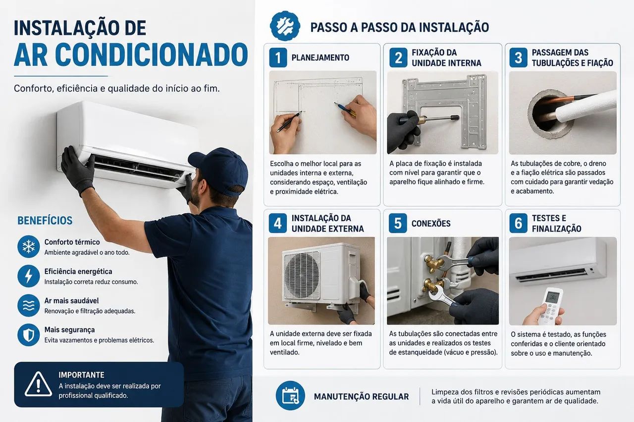 Instalação de Ar-Condicionado - Foto 2