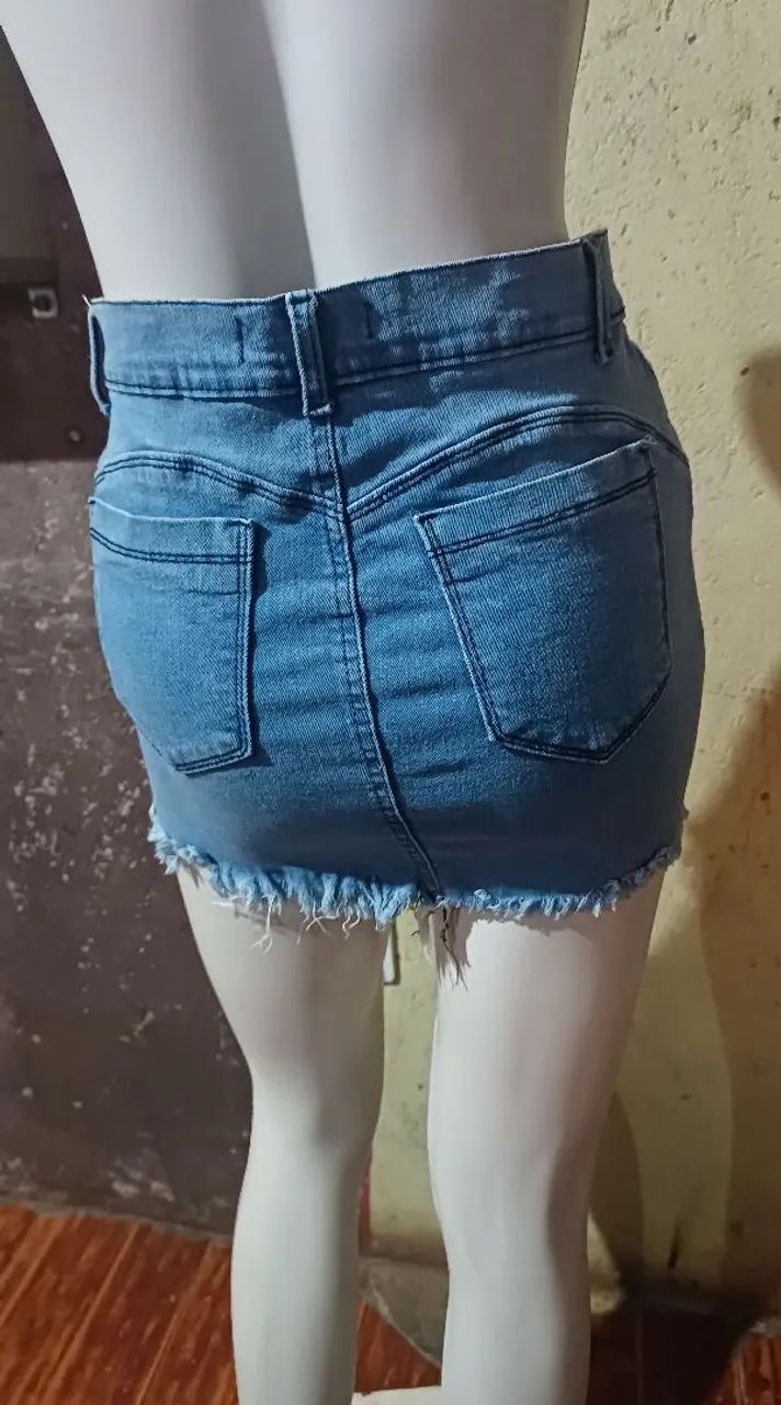 Saia Jeans 38 - Foto 2