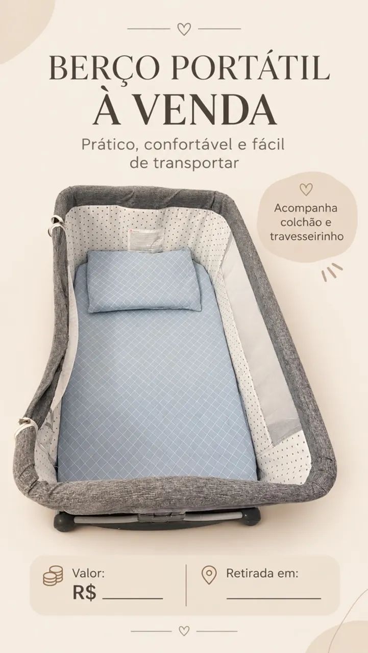BERÇO PORTÁTIL 