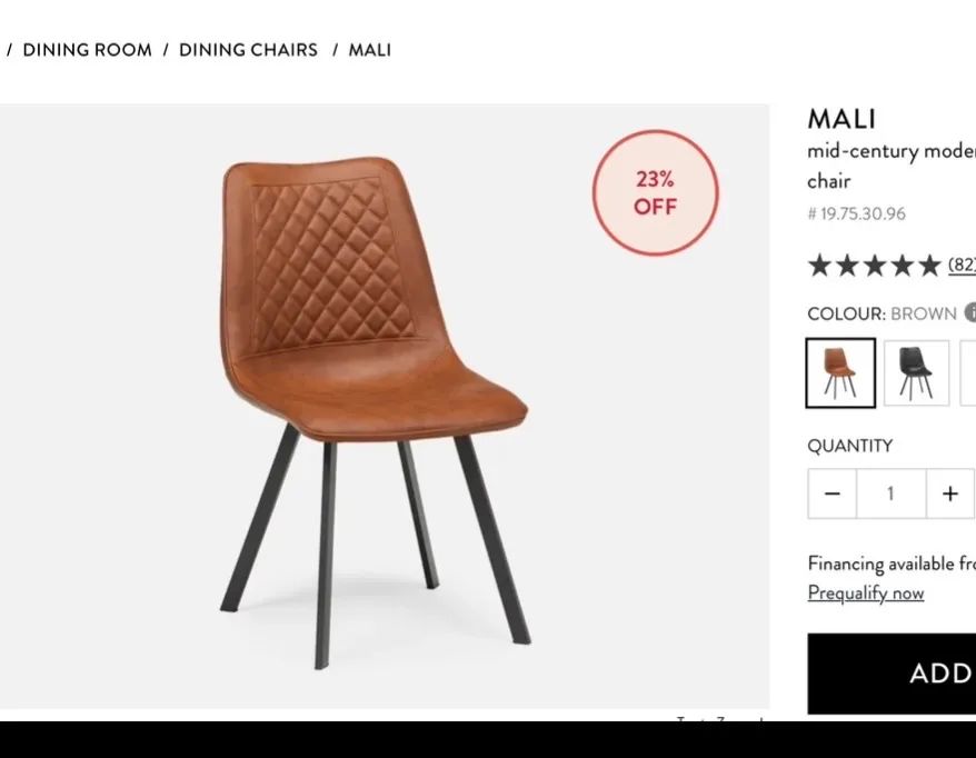 4 cadeiras p mesa de jantar- 4 pés para mesa - Foto 2