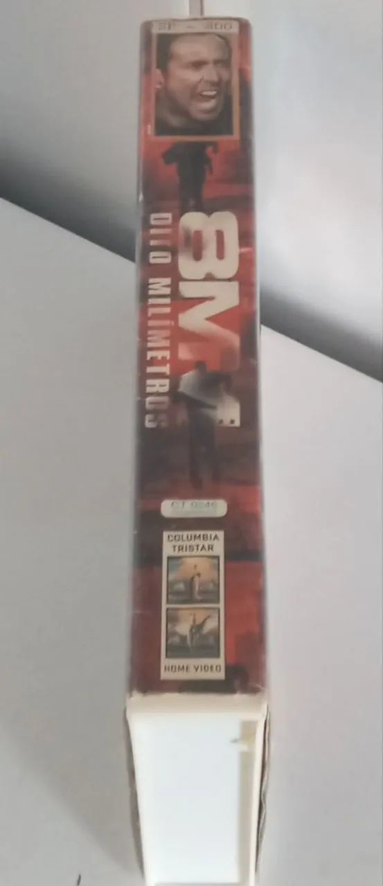 Fita VHS do Filme 8mm Com Nicolas Cage, Joaquin Phoenix e James