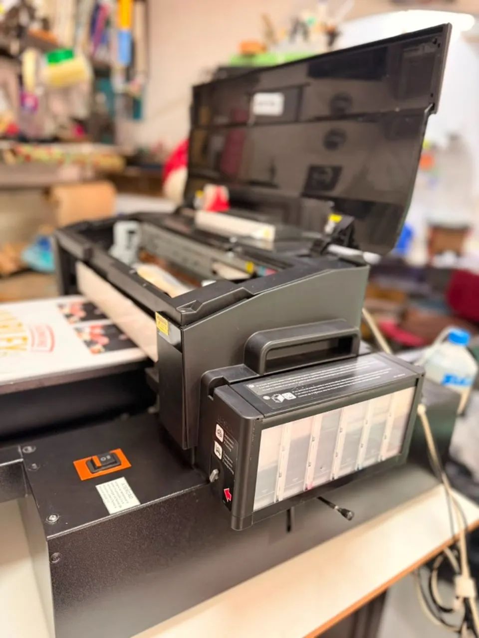 Epson L1800 DTG / DTF adaptada , cabeça ótimo estado, luzes piscando - Foto 3