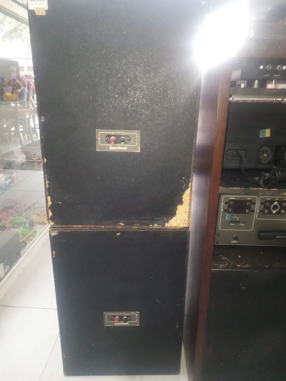 System Gradiente S-95 Vintage - Com Rack Original e Caixas - Foto 5