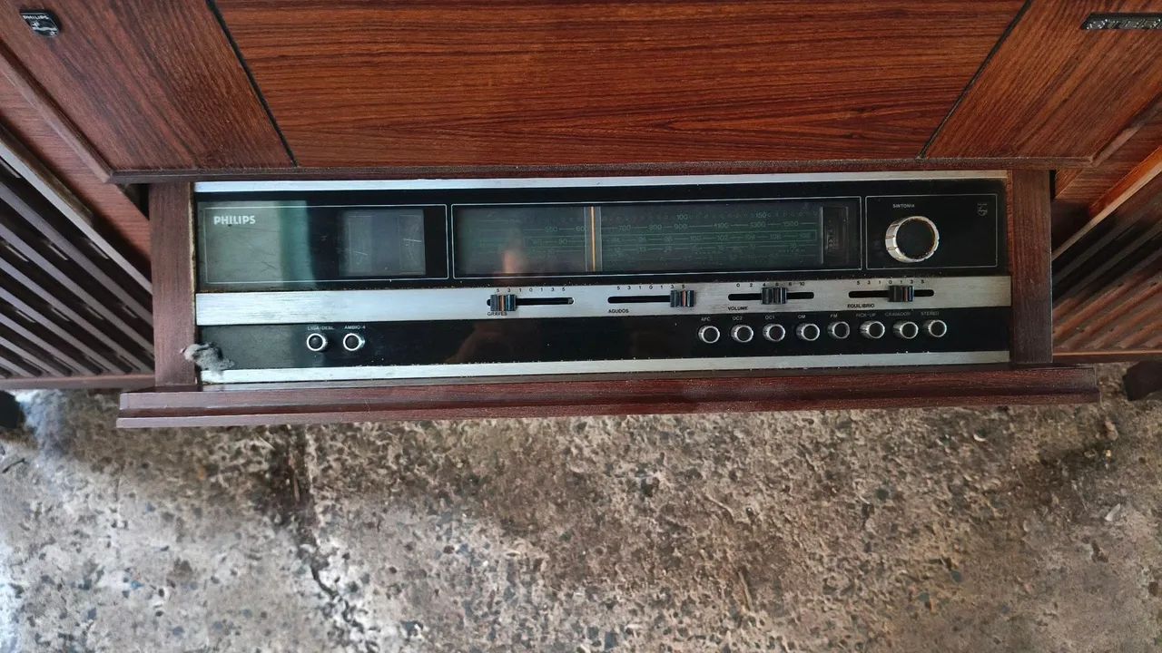 Som de mesa antigo retrô (funcionando) - Foto 4
