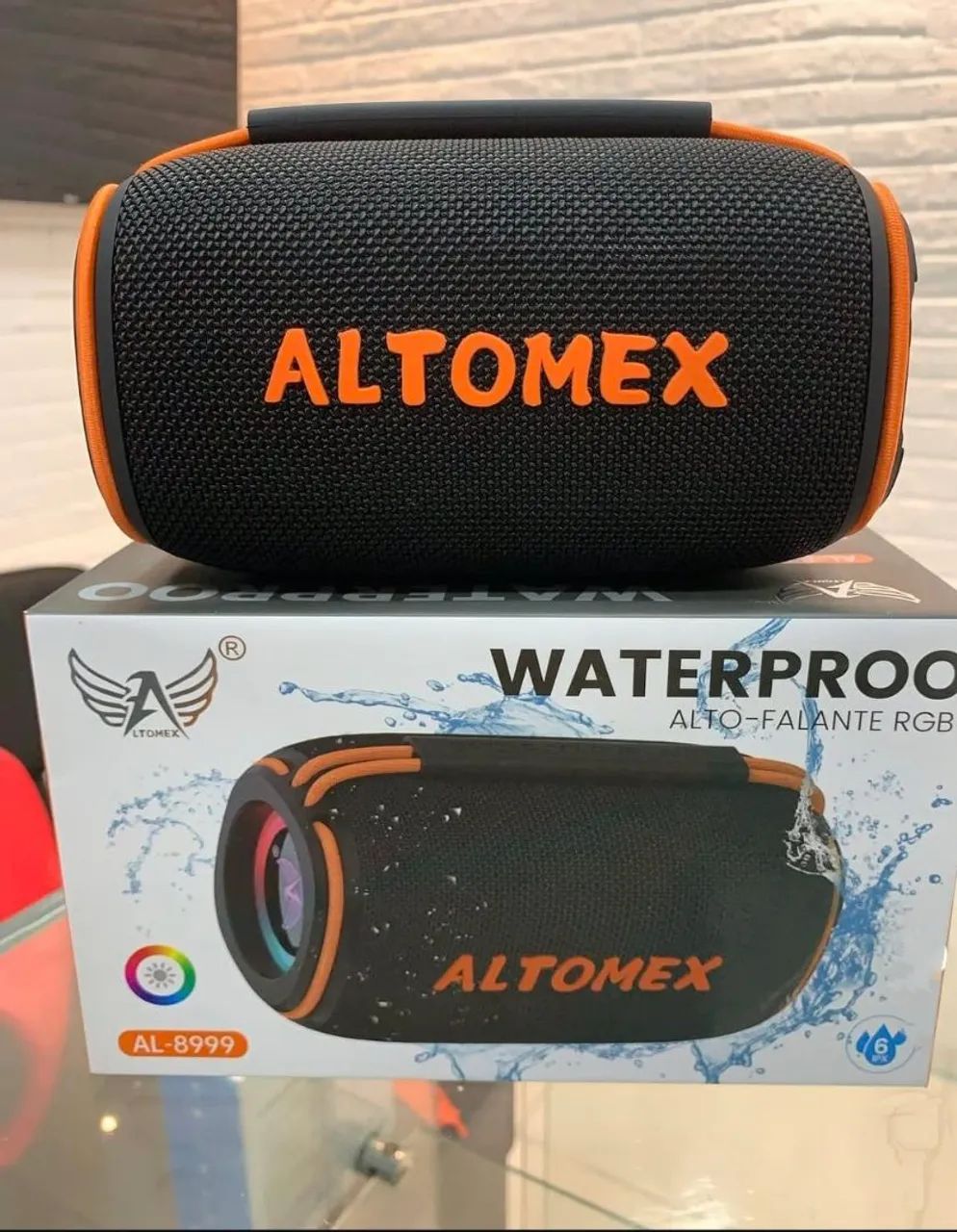 Caixa de som Bluetooth Portátil Altomex 30 w com LED RGB - Foto 2
