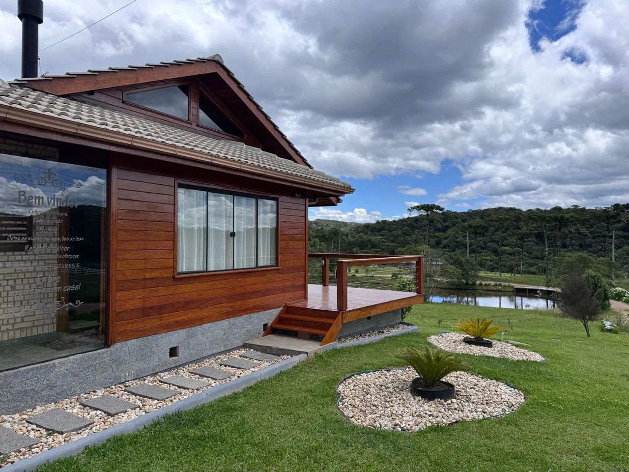 Linda e aconchegante casa! Rancho Queimado! - Foto 4