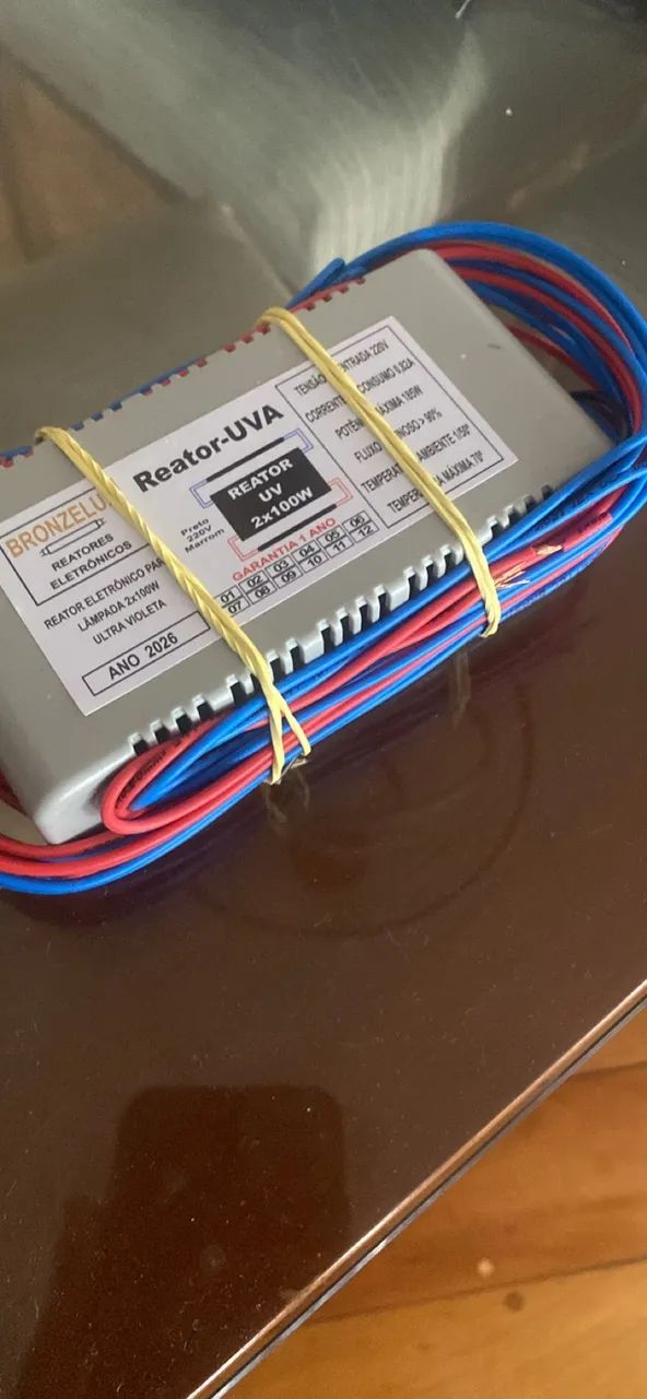 Reator UV 2x100W 