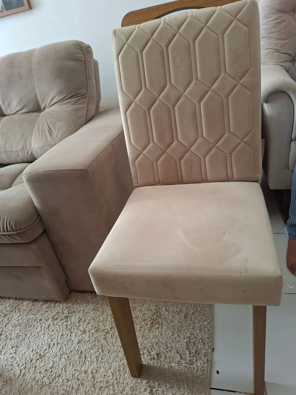 2 Cadeiras de Jantar 100% MDF - Muito Conservadas