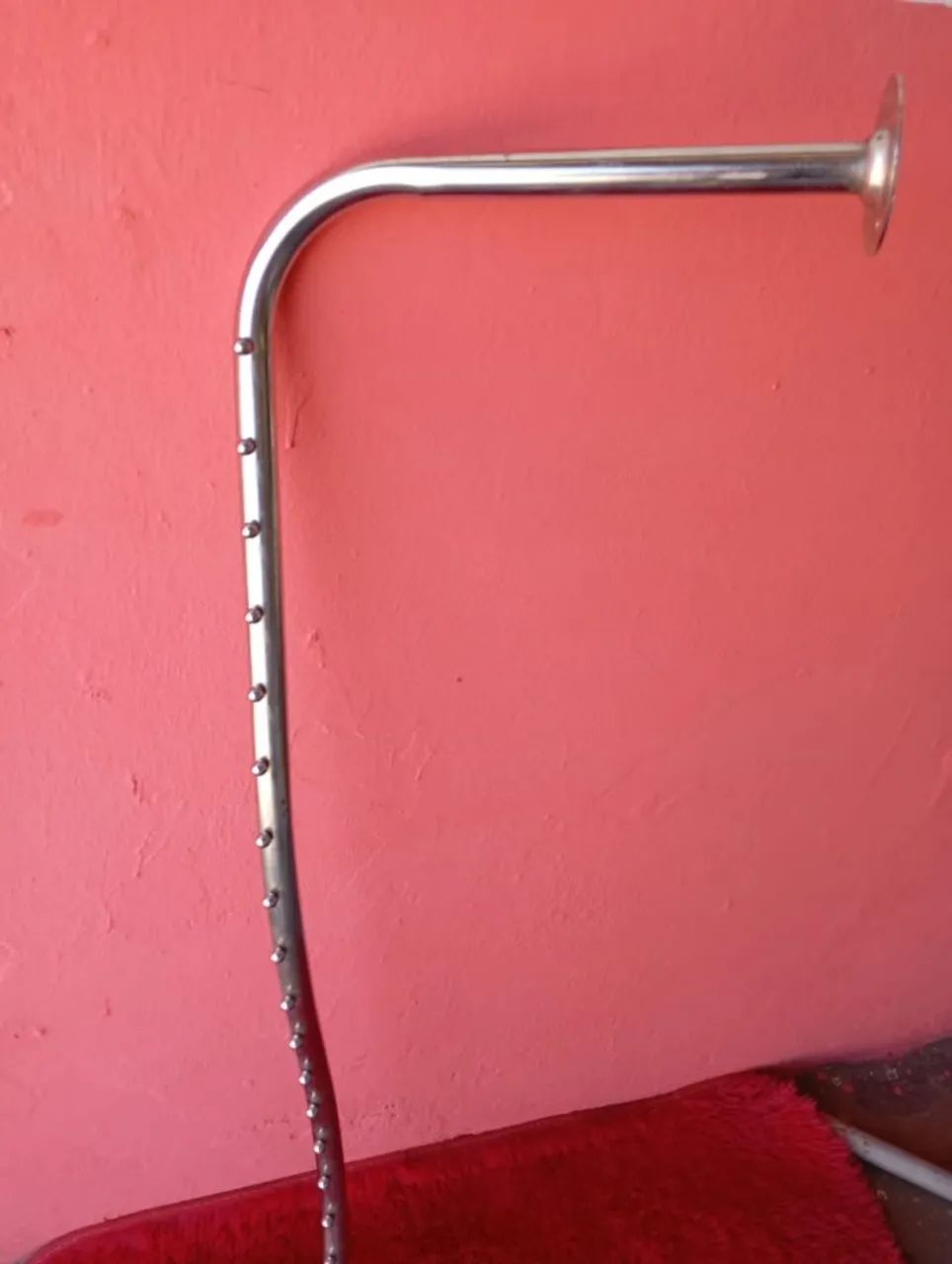 arara curvada de parede 1.20 inox  - Foto 2