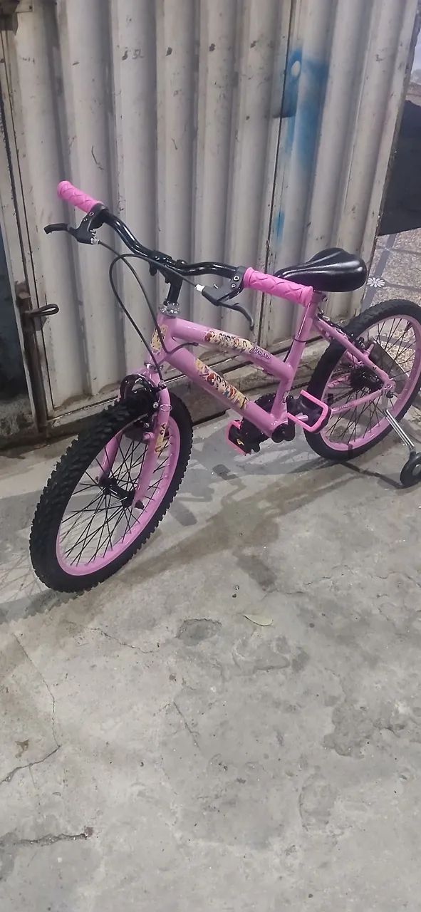 Bicicleta aro 20 cor rosa  - Foto 5