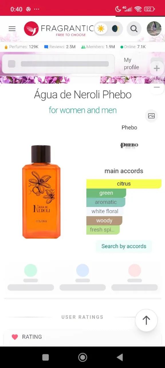 Perfume Água de Néroli Phebo  - Foto 2