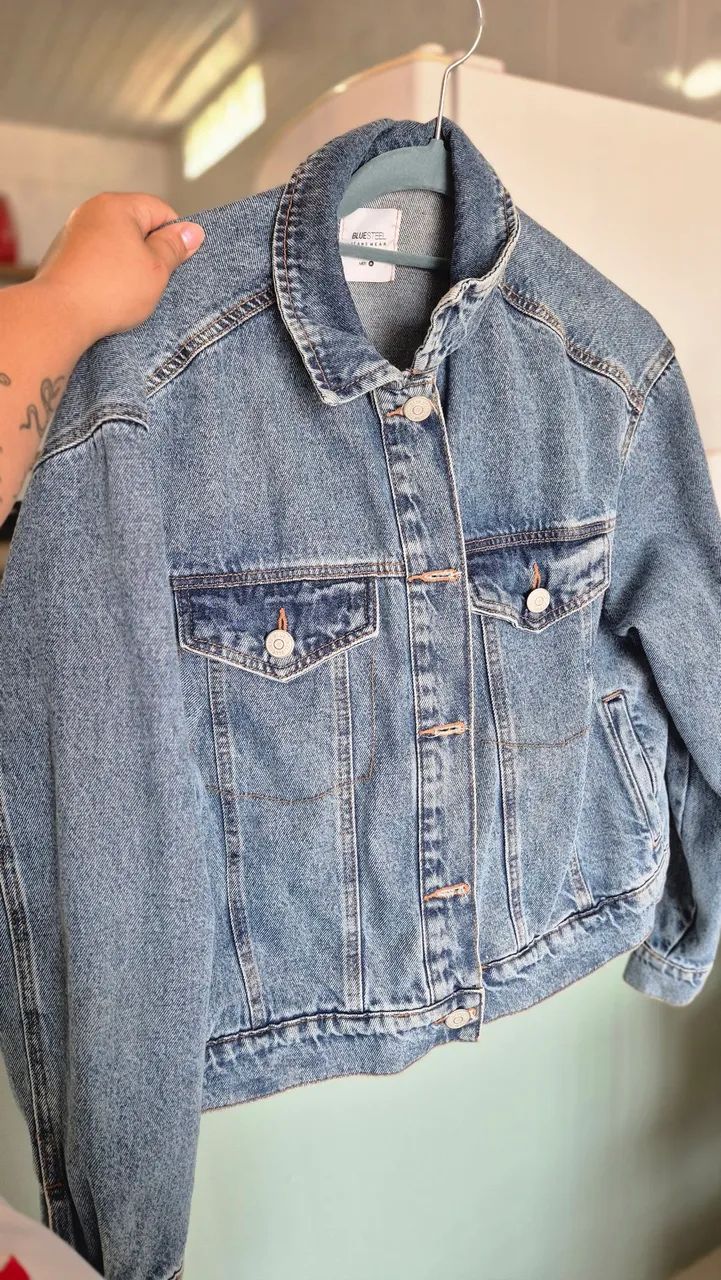 JAQUETA JEANS NOVA - Foto 3