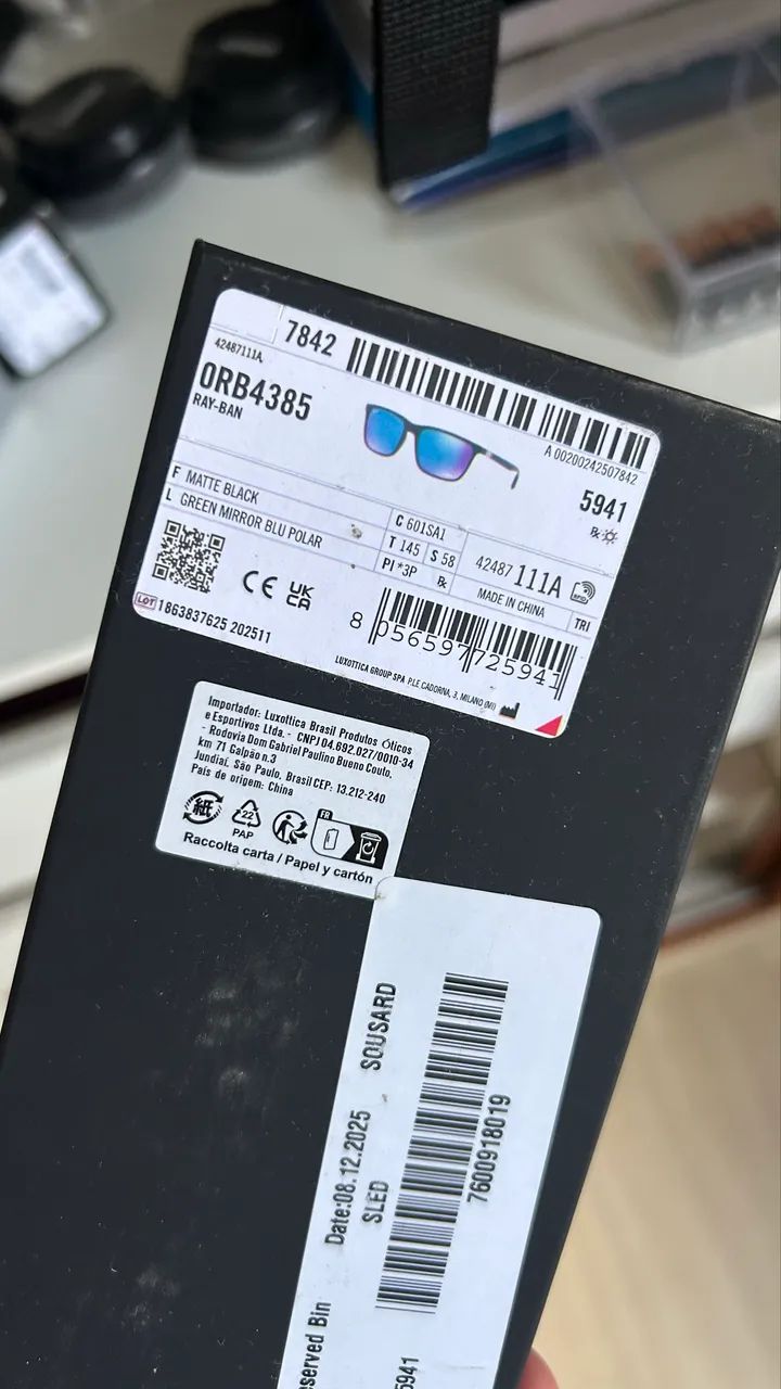 Óculos Ray Ban Solar Espelhado - Foto 3