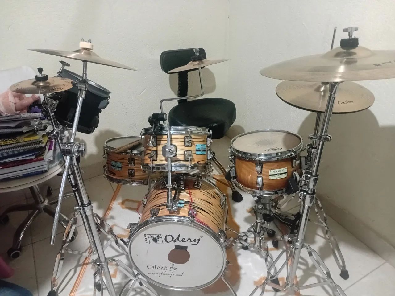 Bateria Odery Cafe Kit  - Foto 5