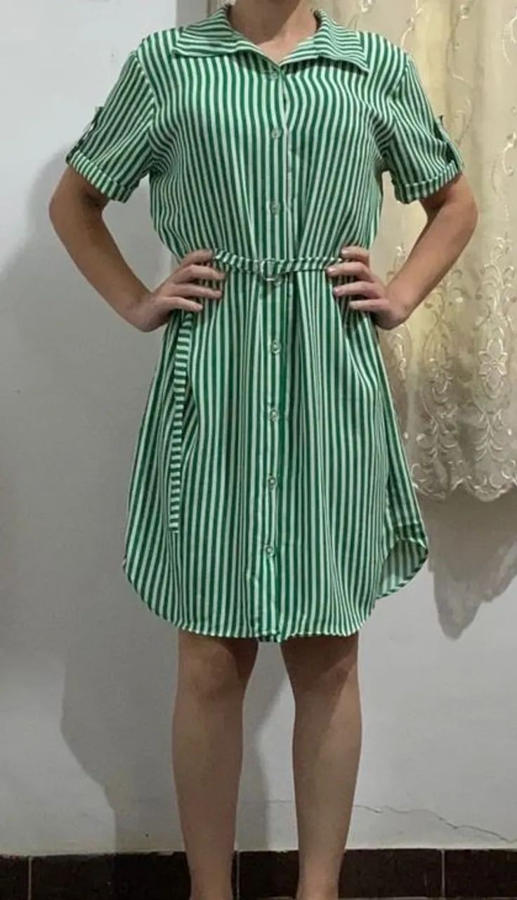 Chemise Verde - Tam M - Foto 2